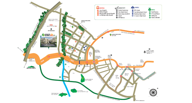 Signature Global City 81 Location Map