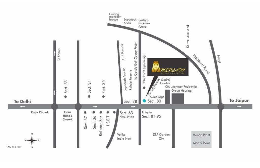 Elan Mercado Location Map