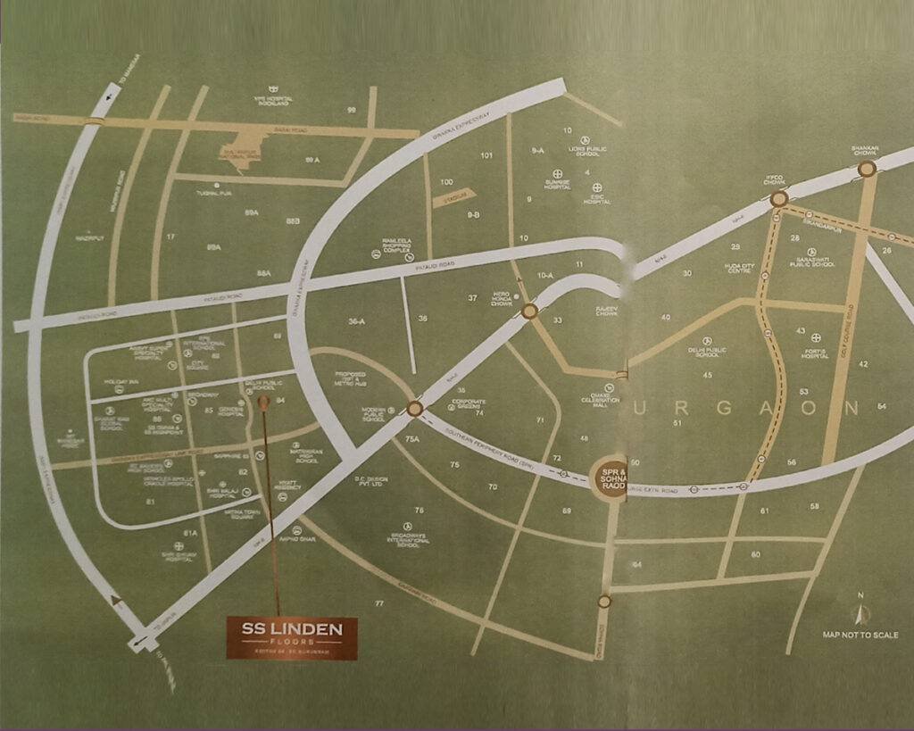 SS Linden Floors Location Map