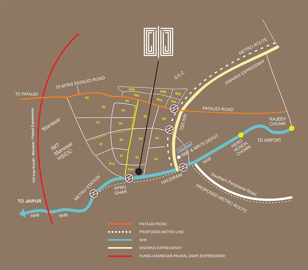 Orris Gateway Location Map