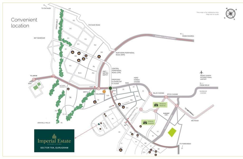 Pyramid Imperial Estate Location Map