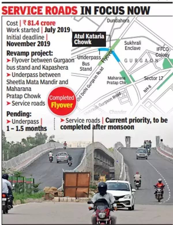 Service road in focus now