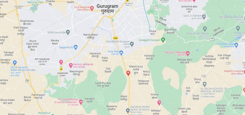 NKV Golden Avenue Location Map