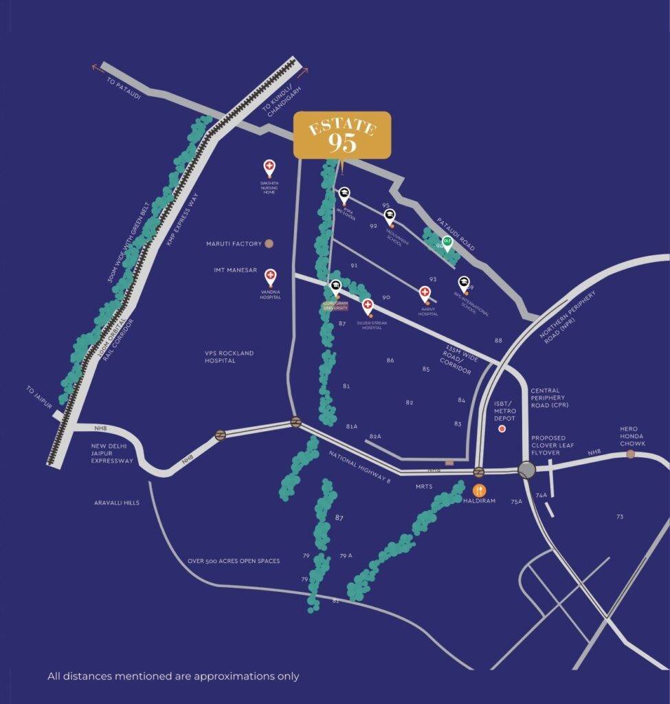 3B Homes Estate 95 Location Map