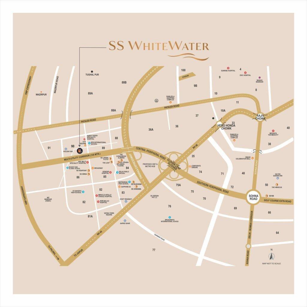 SS Whitewater Location Map