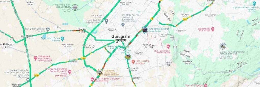 Godrej Miraya Sector 43 Gurgaon Locaton Map