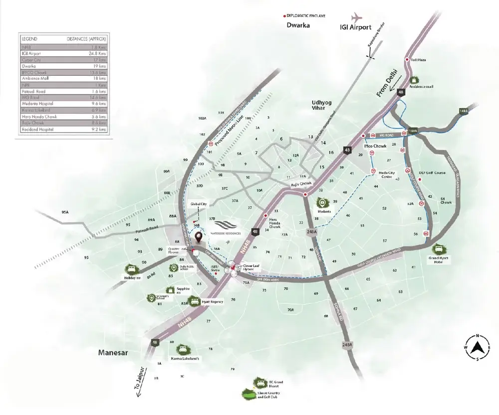 Krisumi Waterside Residences The Forest Reserve Location Map