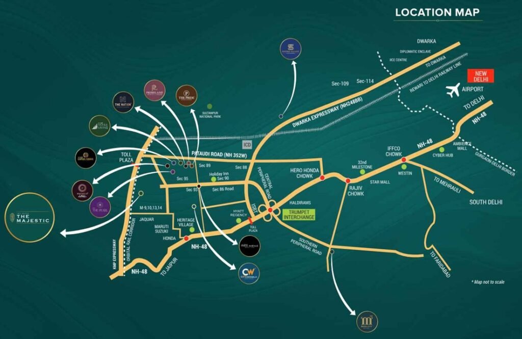 JMS Group The Majestic Floors Location Map