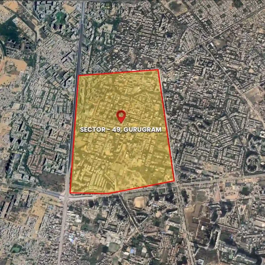 Elan Sector 49 Gurgaon Location Map