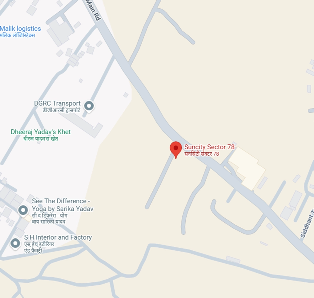 Suncity Monarch Sector 78 Gurgaon Location Map