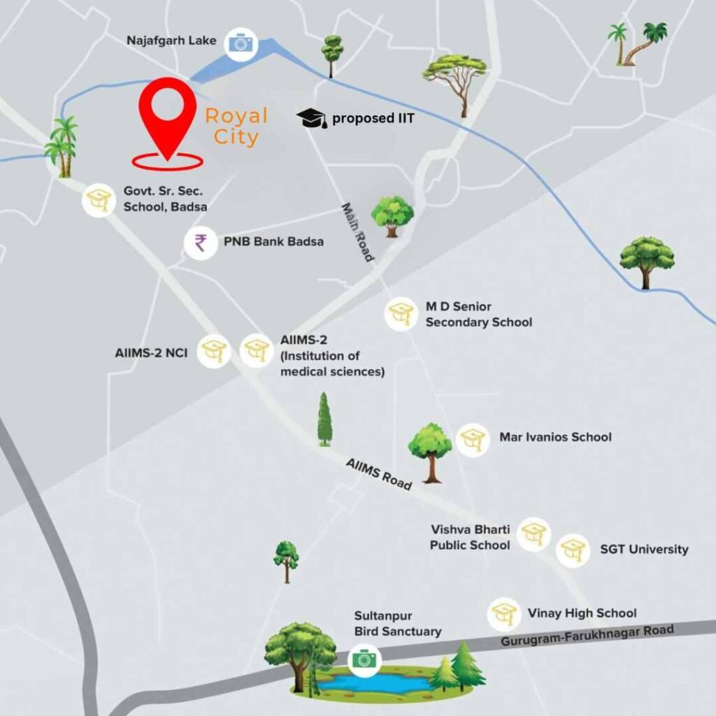 SDJS Royal City Location Map