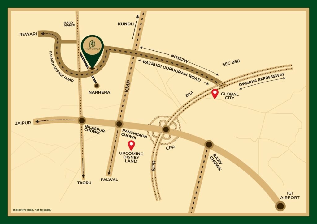 VKS Palm Drive 2 Location Map